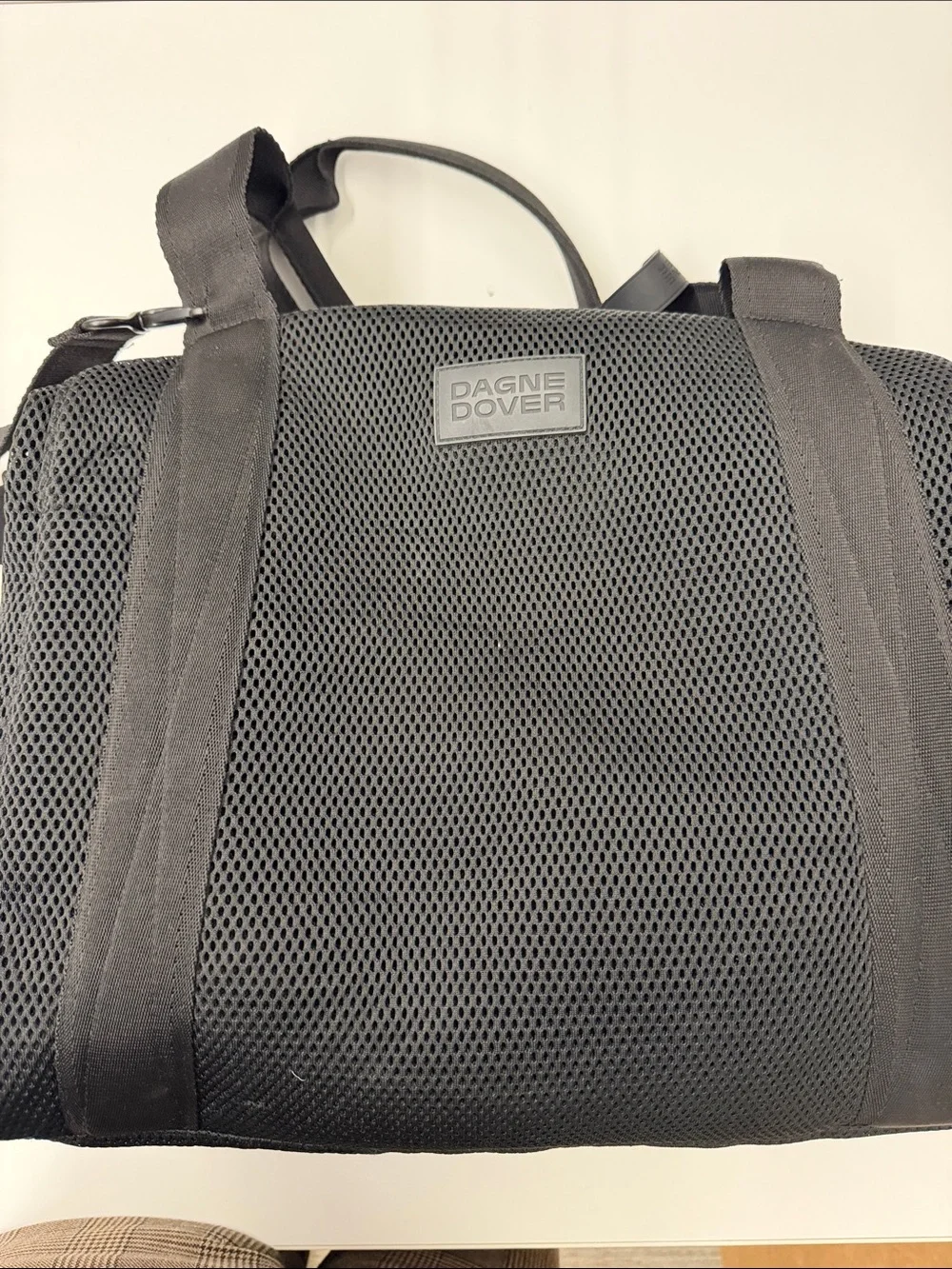Dagne Dover Black Men's Mesh Backpack